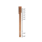 Lit plateforme en bois fini noyer brun de style Mid-Century Modern