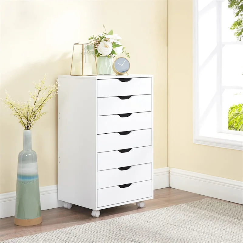 Classeurs de bureau, classeurs en bois pour bureau à domicile, classeur latéral, classeur mobile à tiroirs - Gris