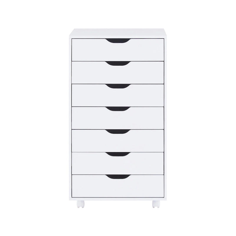 Classeurs de bureau, classeurs en bois pour bureau à domicile, classeur latéral, classeur mobile à tiroirs - Gris