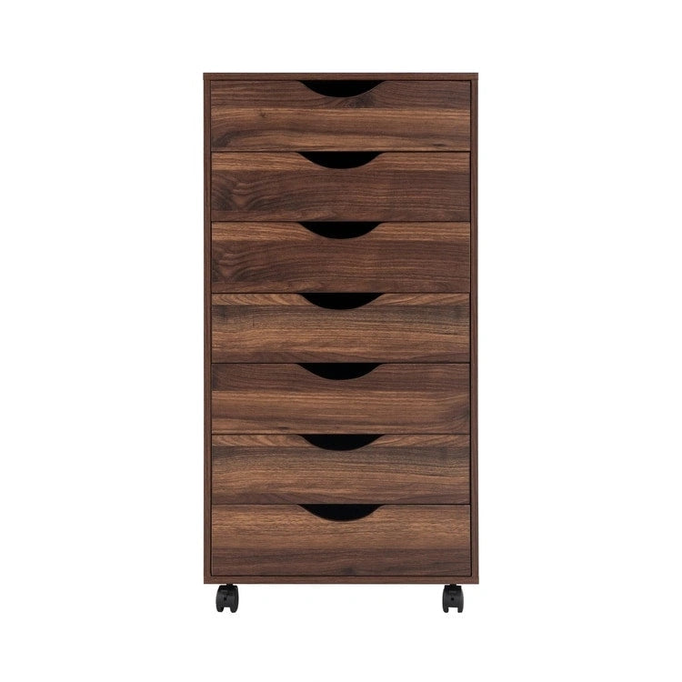 Classeurs de bureau, classeurs en bois pour bureau à domicile, classeur latéral, classeur mobile à tiroirs - Gris
