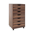 Classeurs de bureau, classeurs en bois pour bureau à domicile, classeur latéral, classeur mobile à tiroirs - Gris