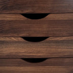 Classeurs de bureau, classeurs en bois pour bureau à domicile, classeur latéral, classeur mobile à tiroirs - Gris
