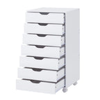 Classeurs de bureau, classeurs en bois pour bureau à domicile, classeur latéral, classeur mobile à tiroirs - Gris