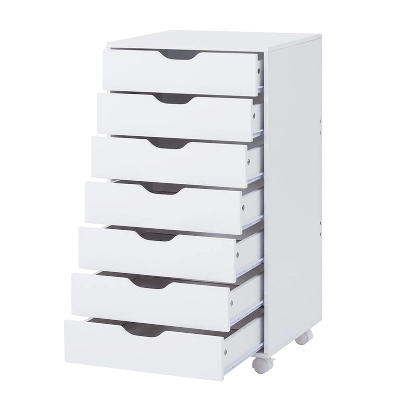 Classeurs de bureau, classeurs en bois pour bureau à domicile, classeur latéral, classeur mobile à tiroirs - Gris