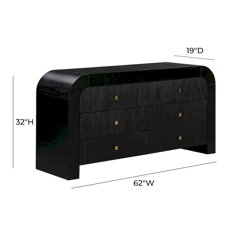 Commode Hump à 6 tiroirs