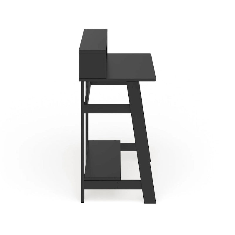 Un bureau d'ordinateur en A simple
