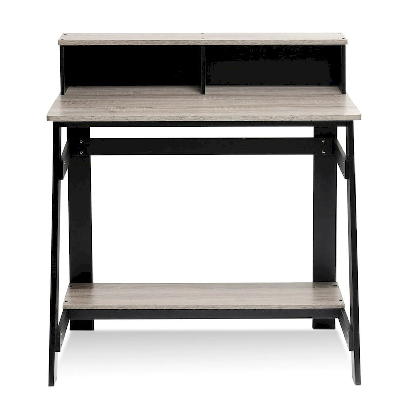 Un bureau d'ordinateur en A simple