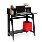 Un bureau d'ordinateur en A simple