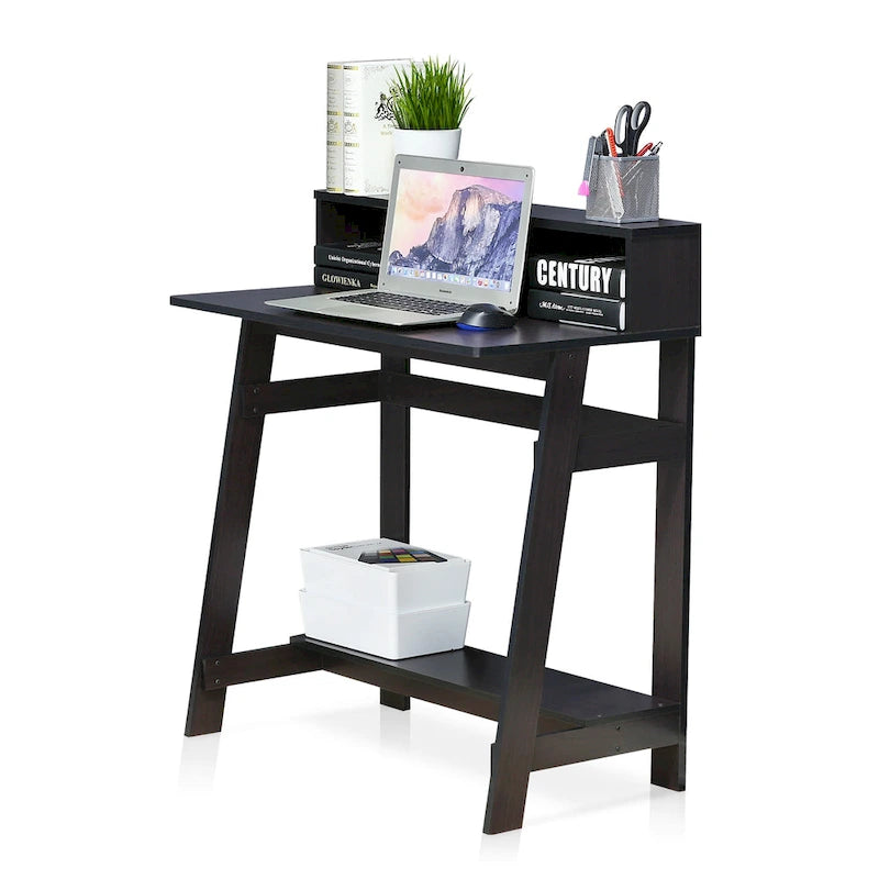 Un bureau d'ordinateur en A simple