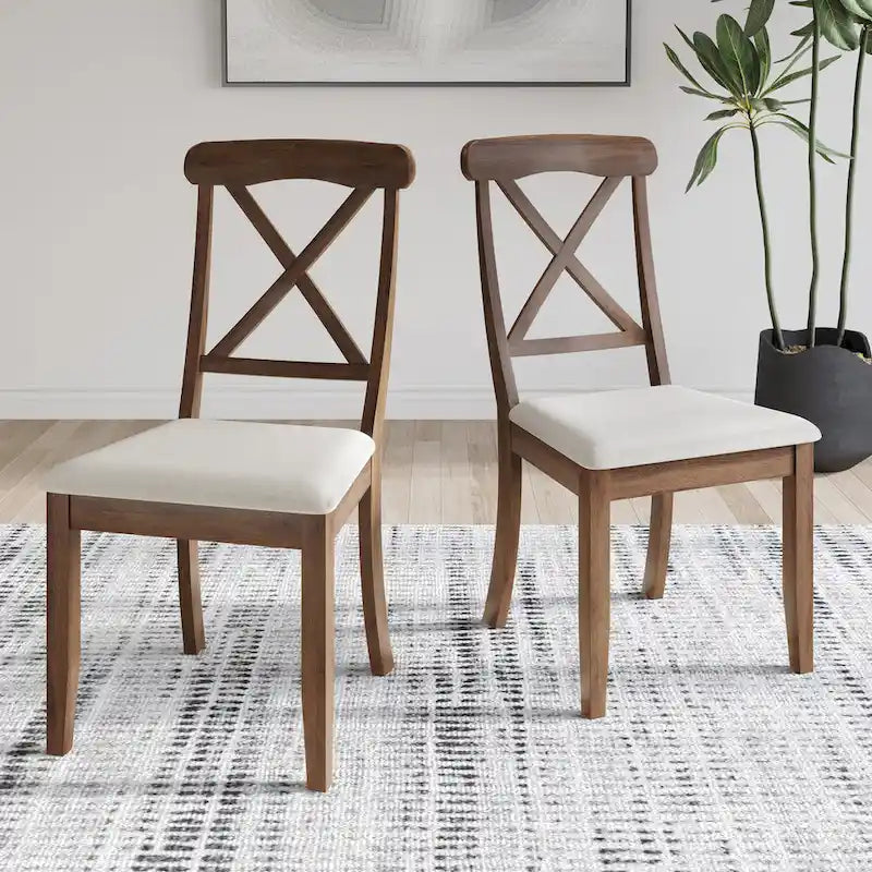 Ensemble de salle à manger 7 pièces en bois style rustique CraftPorch