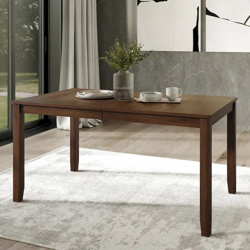 Ensemble de salle à manger 7 pièces en bois style rustique CraftPorch