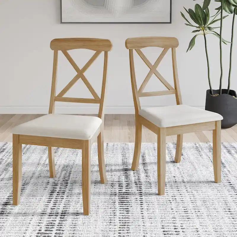 Ensemble de salle à manger 7 pièces en bois style rustique CraftPorch