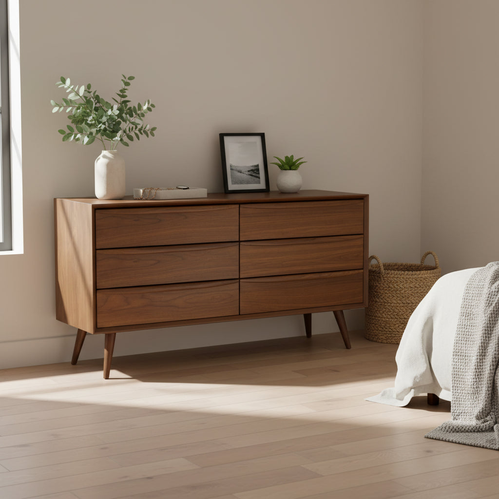 Poly and Bark Cura 63 Dresser in Walnut