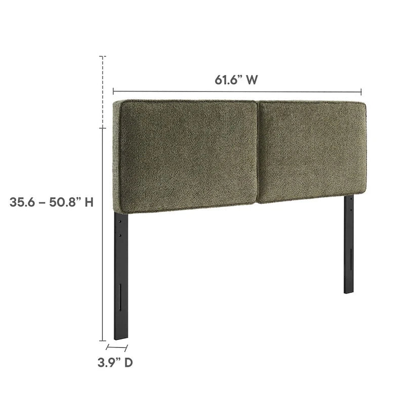 Tête de lit en tissu