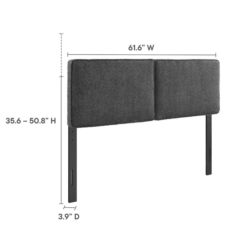 Tête de lit en tissu
