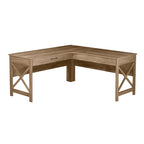 Bureau en L de style ferme moderne avec tiroir