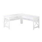 Bureau en L de style ferme moderne avec tiroir