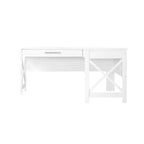 Bureau en L de style ferme moderne avec tiroir