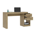 Bureau d'angle extensible de 119 à 155 cm de long pour bureau à domicile au design moderne