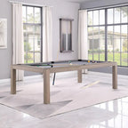 Table de billard Olivia GreyWash Ash 7 pieds avec plateau de salle à manger