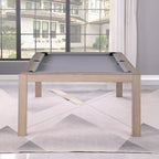 Table de billard Olivia GreyWash Ash 7 pieds avec plateau de salle à manger