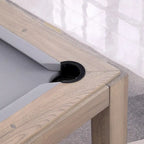 Table de billard Olivia GreyWash Ash 7 pieds avec plateau de salle à manger