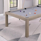 Table de billard Olivia GreyWash Ash 7 pieds avec plateau de salle à manger