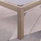 Table de billard Olivia GreyWash Ash 7 pieds avec plateau de salle à manger