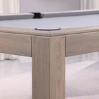 Table de billard Olivia GreyWash Ash 7 pieds avec plateau de salle à manger