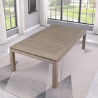 Table de billard Olivia GreyWash Ash 7 pieds avec plateau de salle à manger