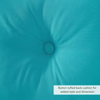 Ensemble de 2 coussins d'extérieur Sunbrella haut de gamme à assise profonde