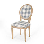 Chaises de salle à manger en tissu de style campagnard français - NH419413