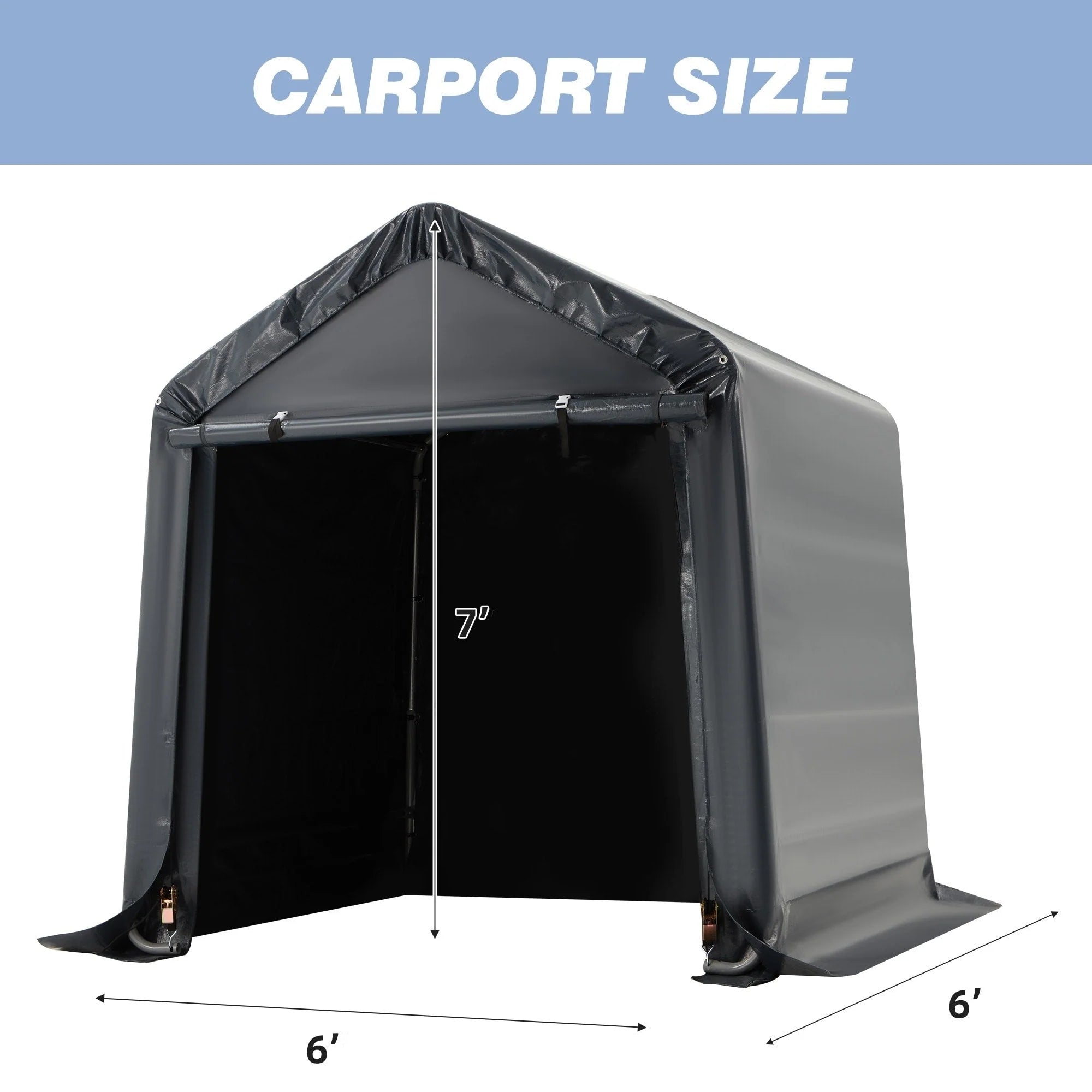 Abri de jardin et carport : abri portable pour vélos, motos et rangement de jardin