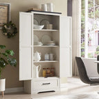 Armoire de rangement de cuisine de ferme, meubles de rangement en bois
