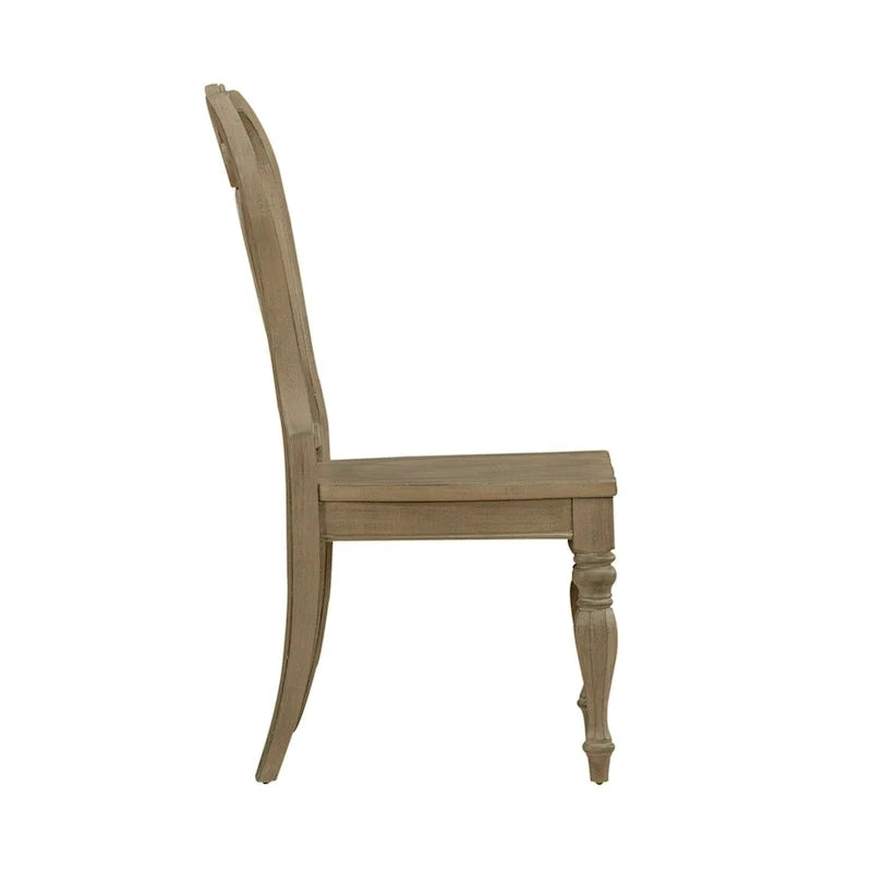 Chaise de salle à manger Magnolia Manor à dossier ajouré (lot de 2)