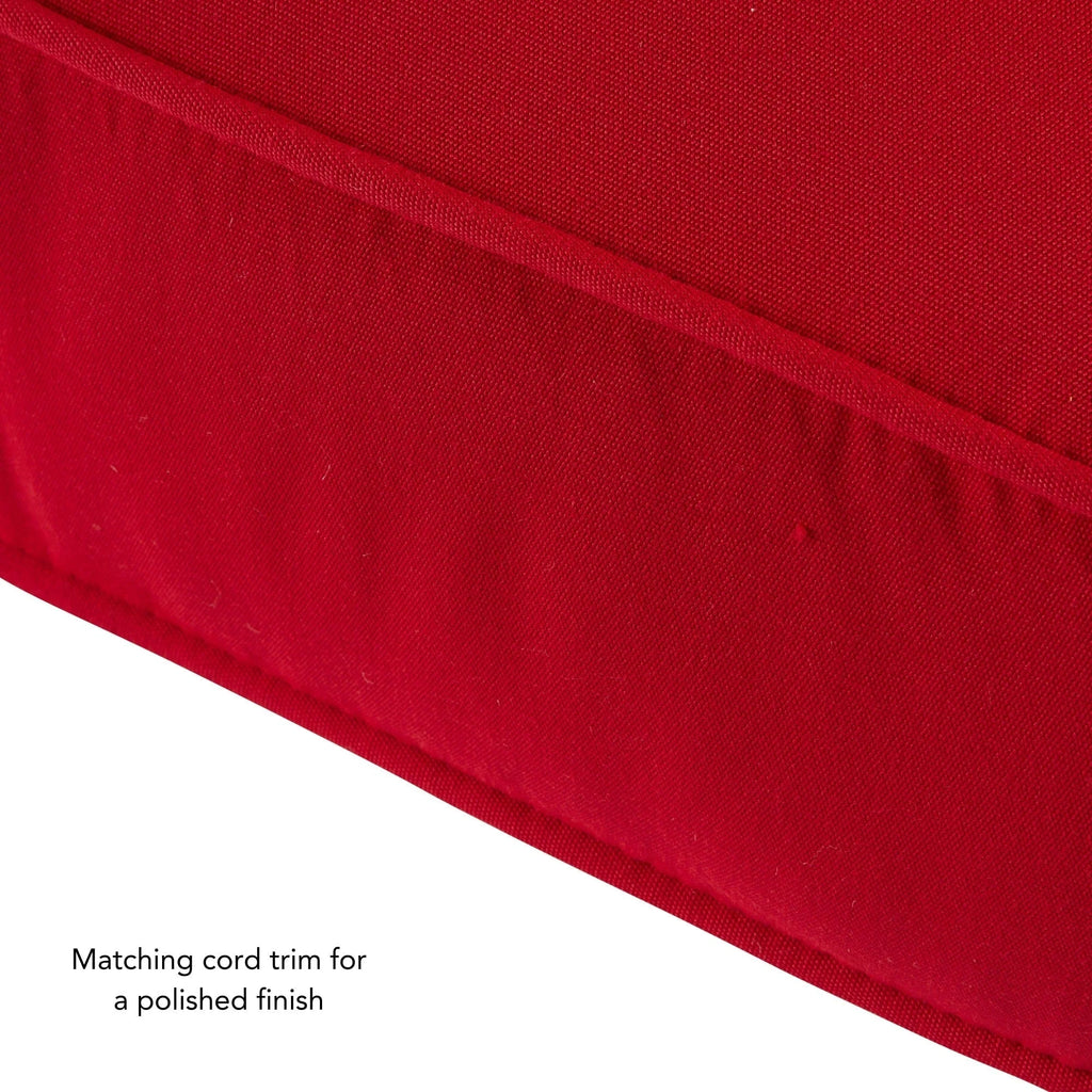 Ensemble de 2 coussins d'extérieur Sunbrella haut de gamme à assise profonde