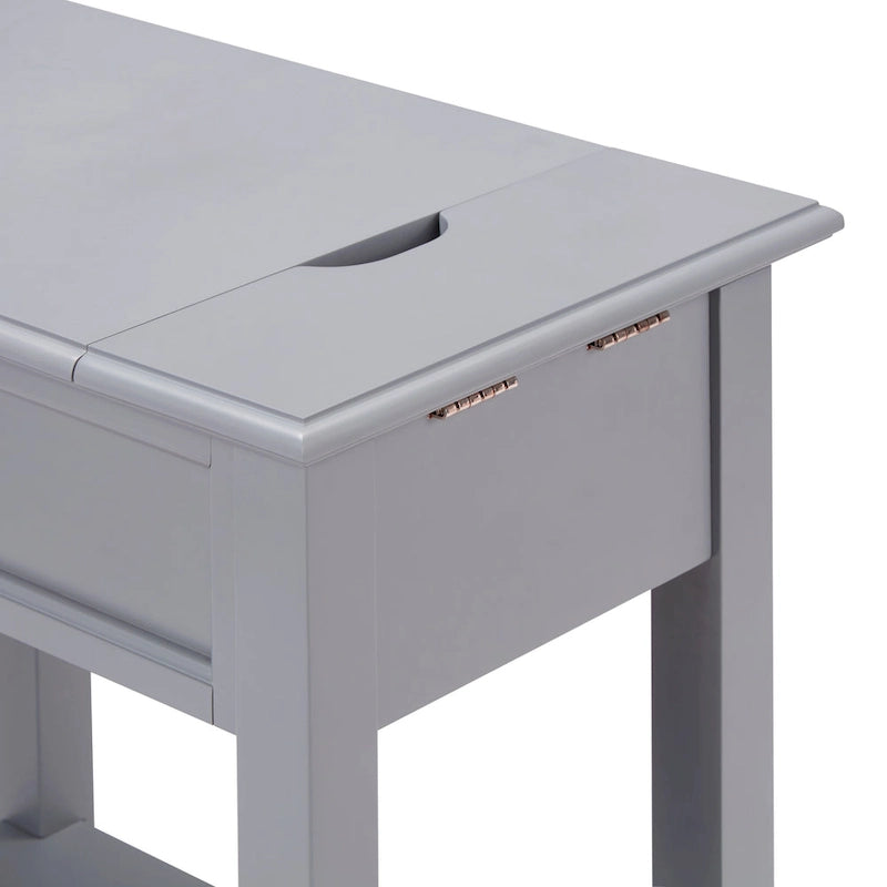 Table d'appoint à 1 tiroir Zayden avec station de charge par iNSPIRE Q Bold