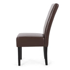 Chaises de salle à manger tapissées à motifs Pertica (lot de 4) par Christopher Knight Home