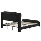 Lit rembourré moderne en cuir PU Uphou de Christopher Knight Home