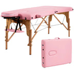 Table de massage portable 84L réglable lit de spa facial tatouage avec sac de transport