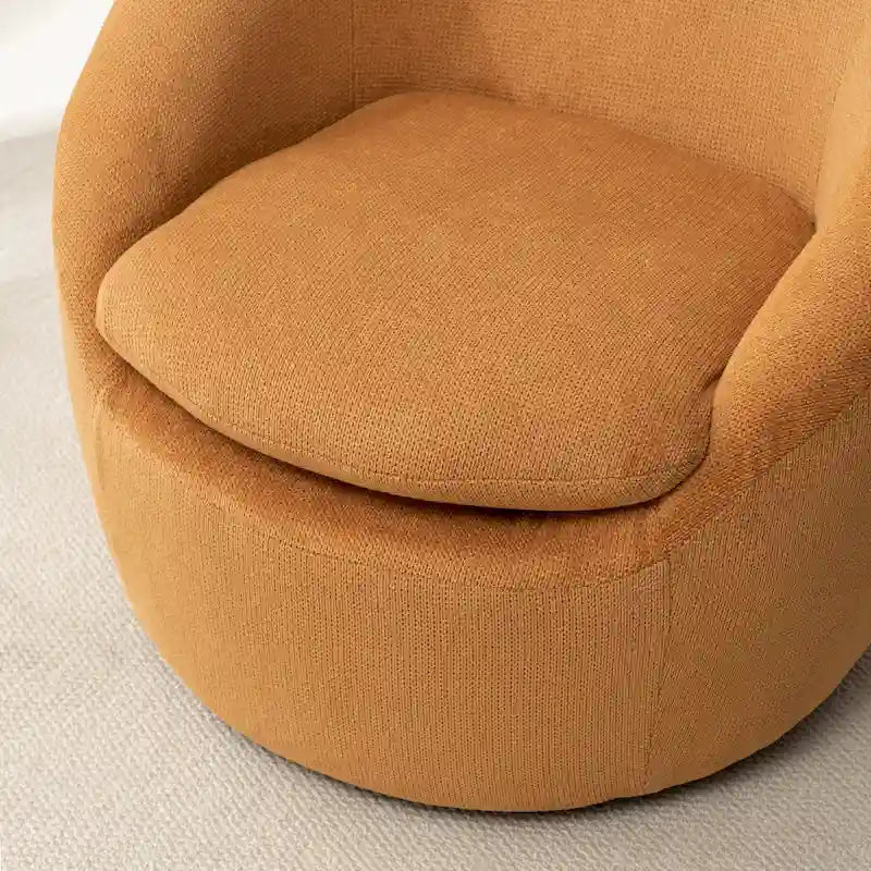 Fauteuil pivotant - Rotation à 360° - Tissu bouclé