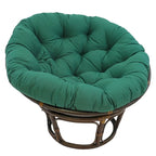 Fauteuil Papasan en rotin Bali de 42 pouces avec coussin en sergé