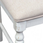 Chaise d'appoint à dossier à lattes Whitney Antique Linen (lot de 2)