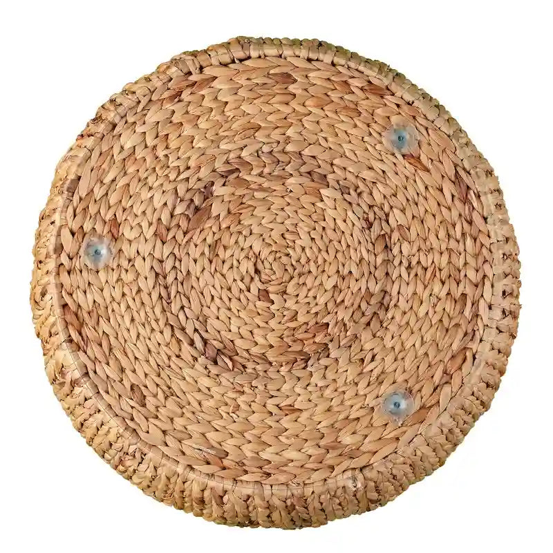 Table basse ronde Terraza en jacinthe d'eau SEI Furniture
