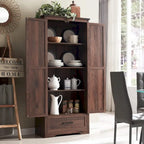 Armoire de rangement de cuisine de ferme, meubles de rangement en bois