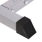 Soozier Rack à squat/banc de musculation en acier 2 pièces réglable en hauteur - N/A