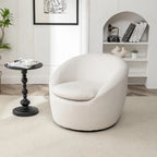 Fauteuil pivotant - Rotation à 360° - Tissu bouclé