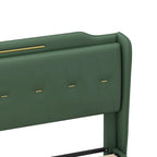 Lit rembourré moderne en cuir PU Uphou de Christopher Knight Home