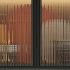 Buffet de cuisine mural gris en bois avec rangement