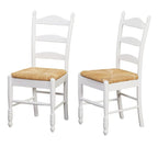 Chaise de salle à manger Simple Living Jessie à dossier échelle (Lot de 2)